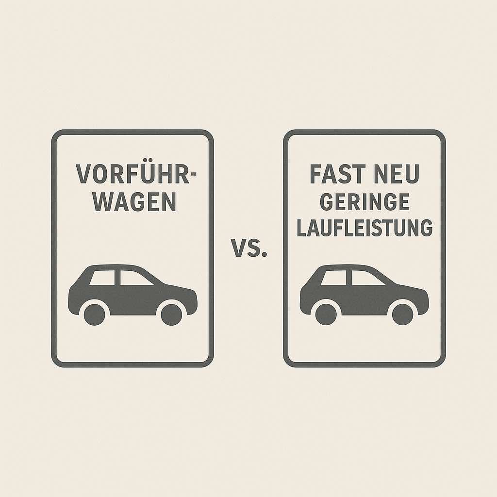 Vorfahrtswagen vs. Fast Neu
